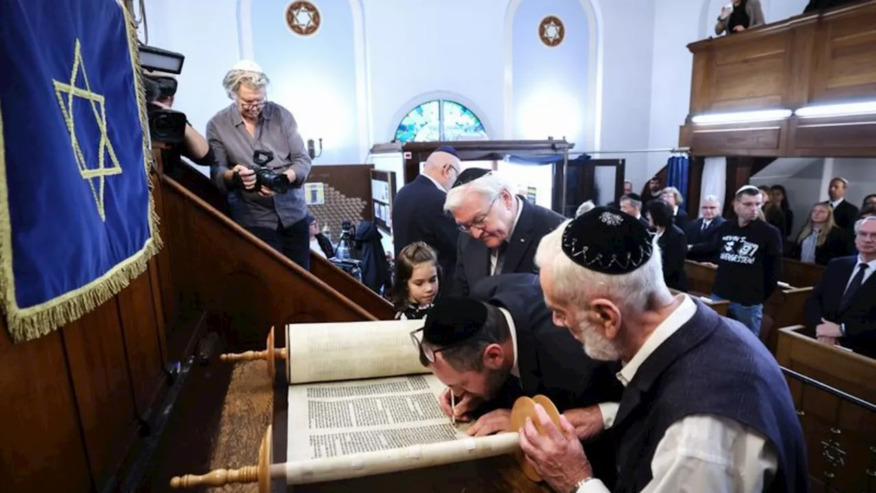 Antisemitischer Anschlag: Gedenken an Anschlag von Halle: Mahnung gegen Antisemitismus