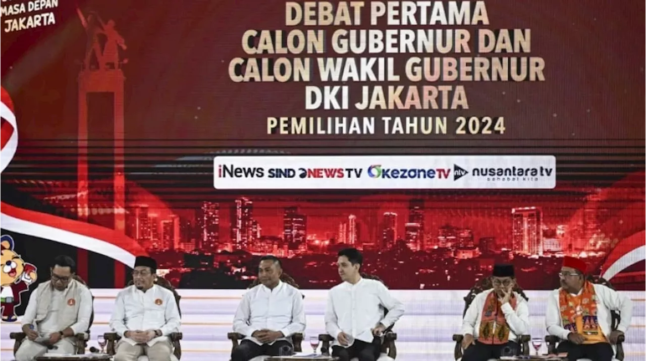 Adu Visi Misi 3 Cagub DKI Jakarta di Debat Pertama, Siapa yang Lebih Unggul?