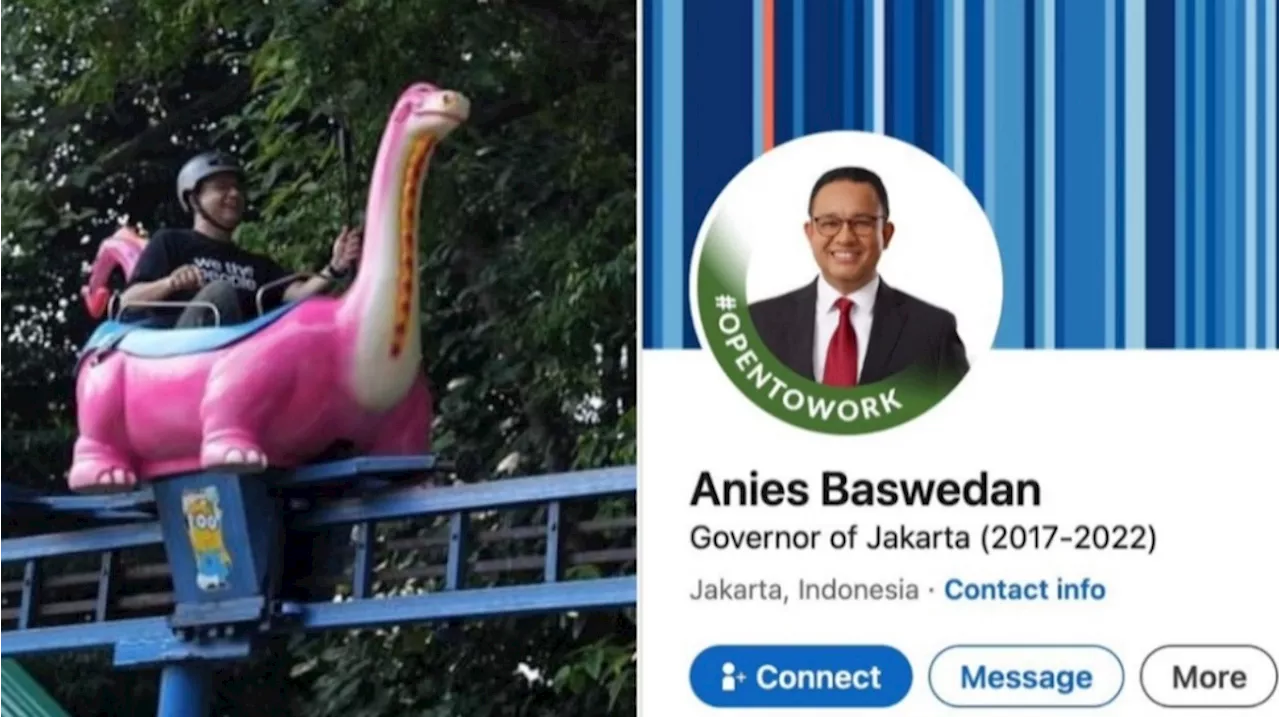 Aktivitas Anies Baswedan selama Jadi 'Pengangguran', Update LinkedIn hingga Naik Pinky Dino