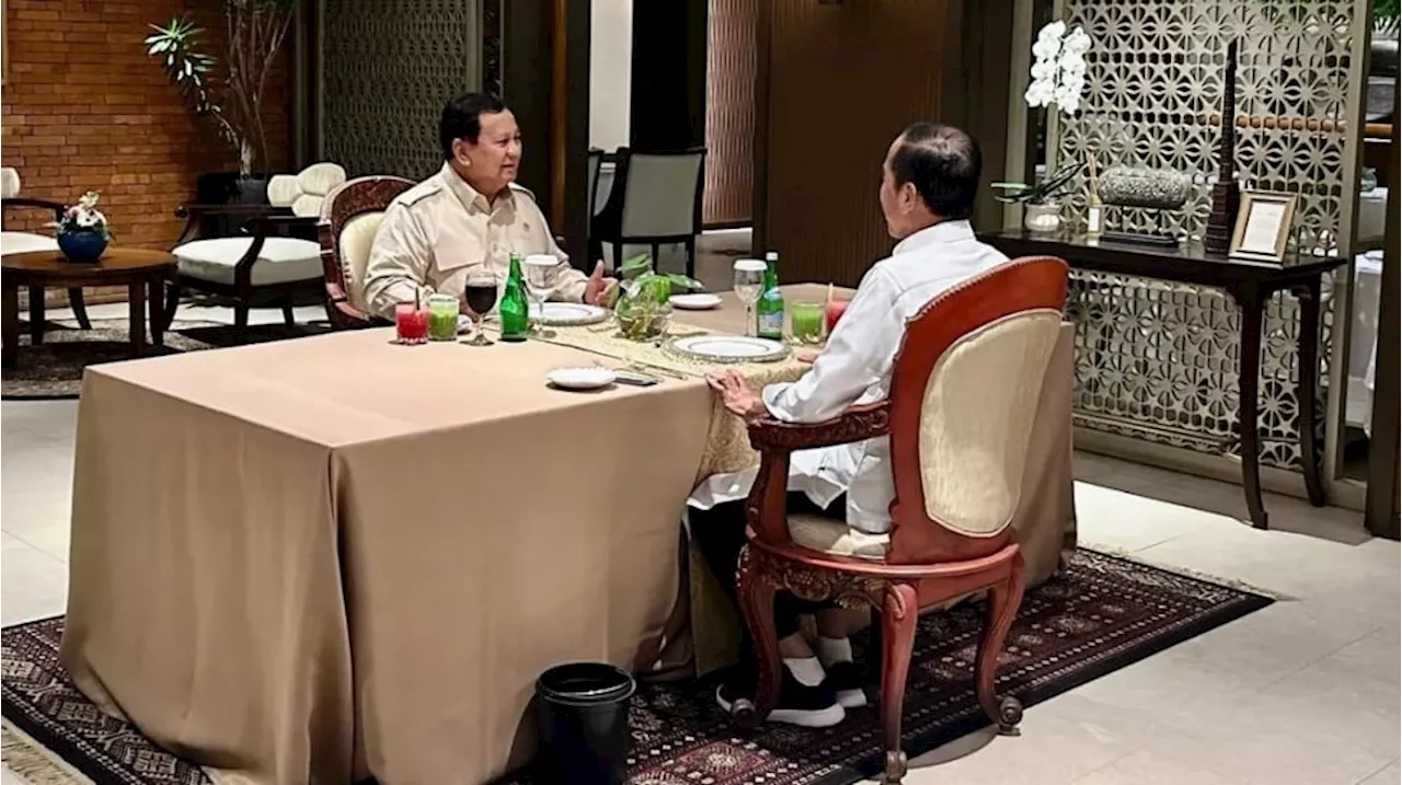 Pamer Momen Dinner buat Beri Sinyal ke PDIP: Jokowi Tak Mau Ditinggal Prabowo Pasca Lengser?