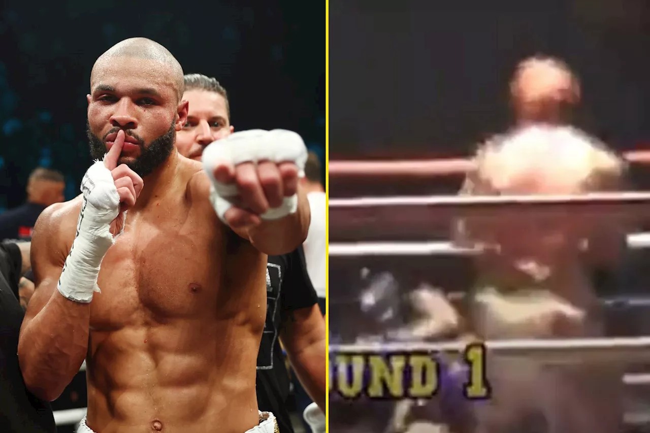 Chris Eubank Jr was knocked down by first punch in ferocious amateur fight with bare-knuckle boxer...