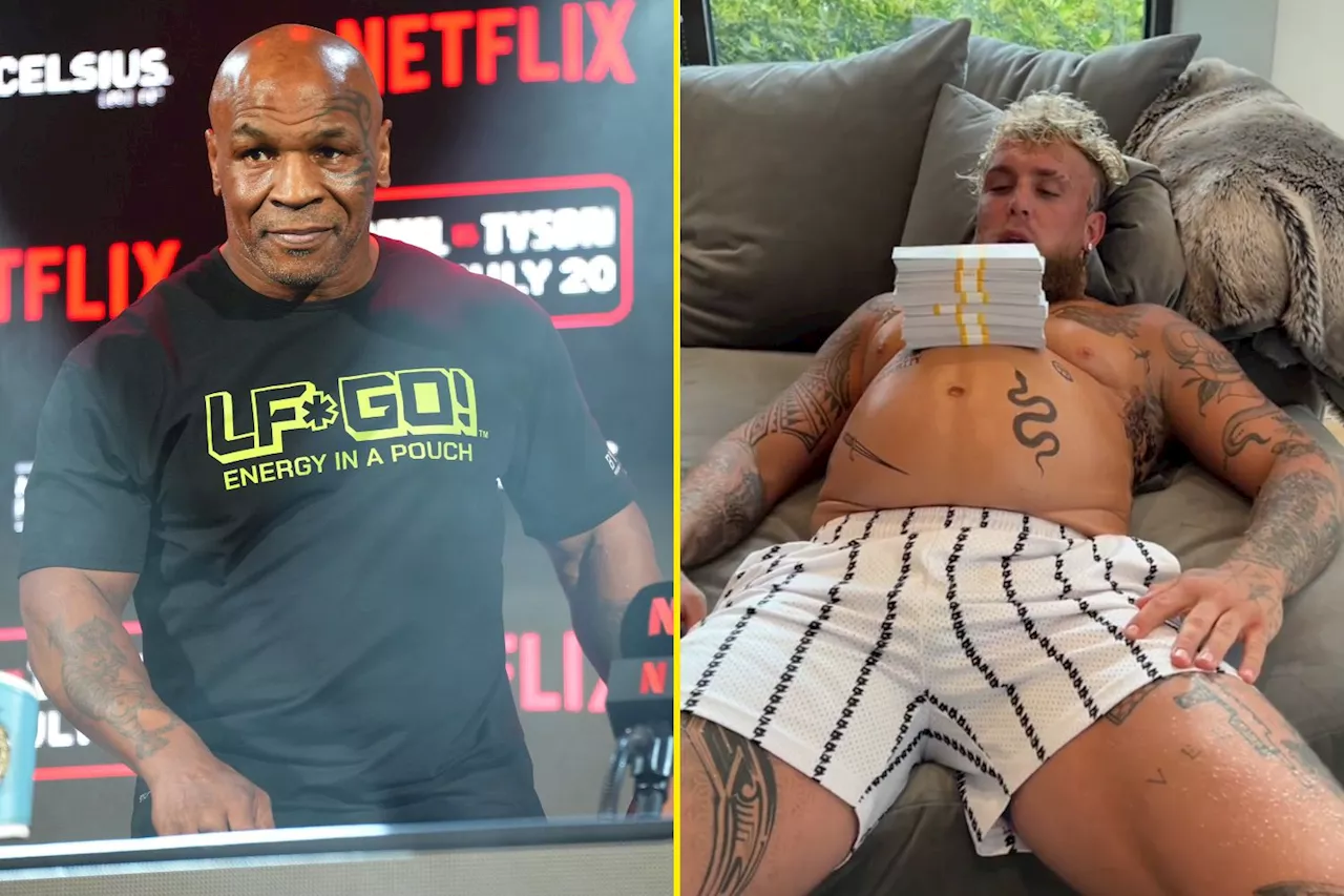 Jake Paul makes huge $5million Mike Tyson bet ahead of Netflix clash with tattoo forfeit...