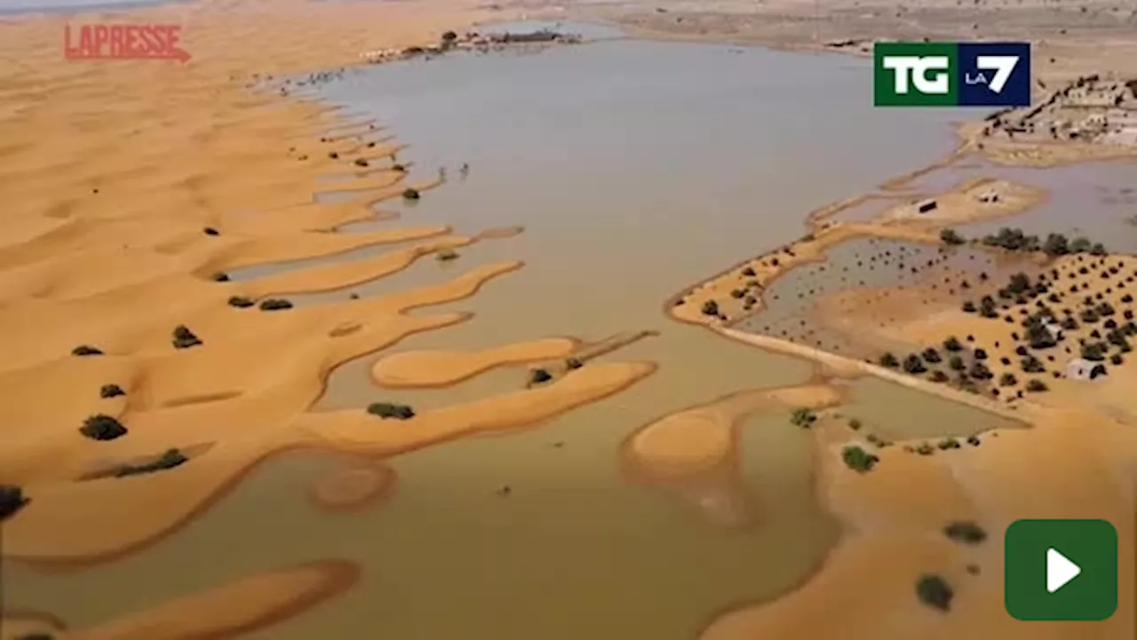 Marocco, inondazioni nel deserto del Sahara. Video