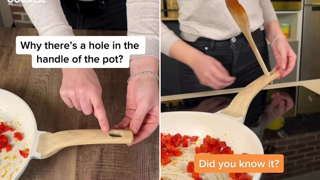 People are only just realising how to use the hole on the end of your saucepan