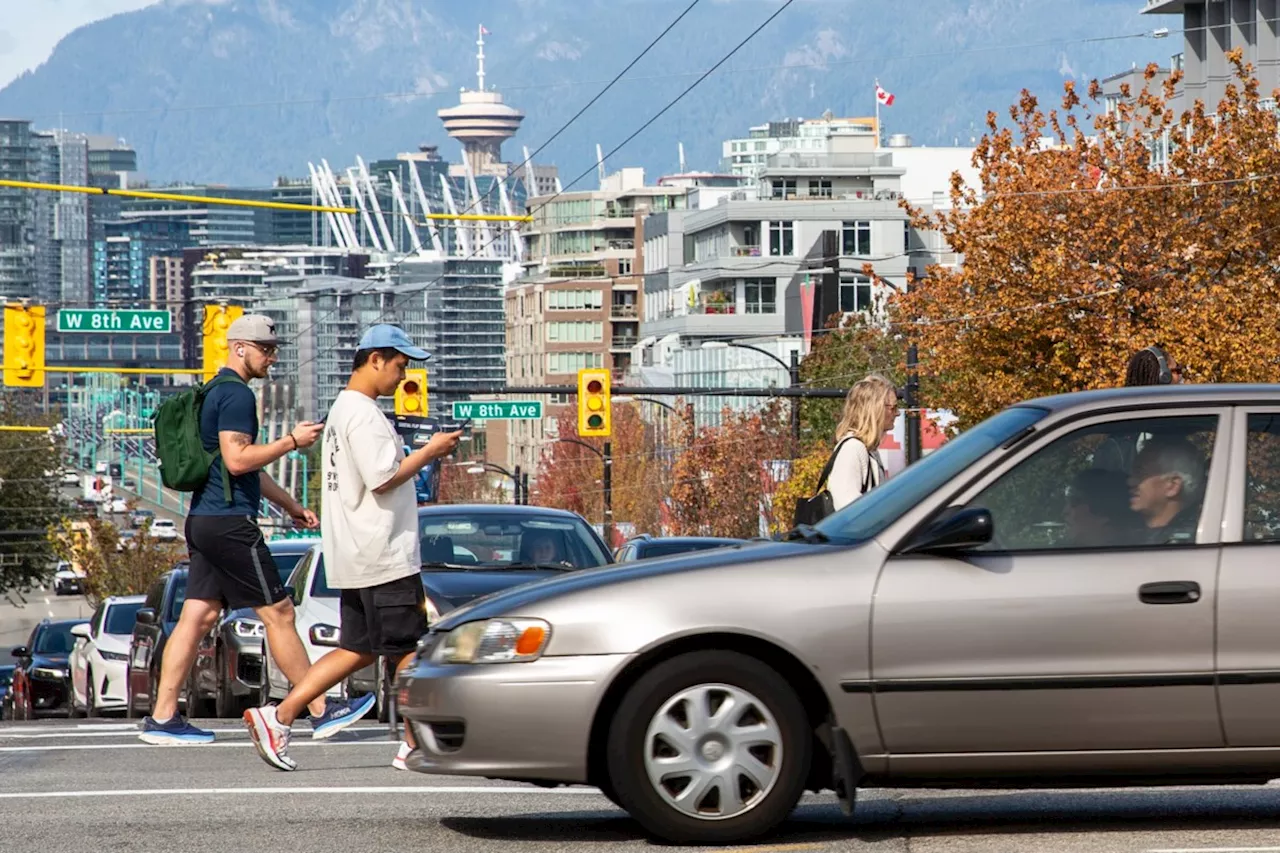 UBC study quantifies dangers of using phone while walking in intersection