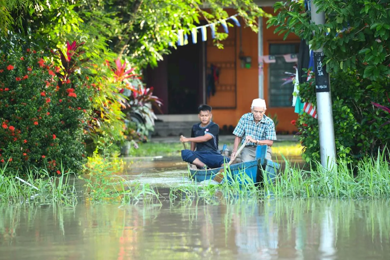 Gelombang kedua banjir di Perlis lebih buruk, air pasang besar dijangka setinggi 3.7 meter