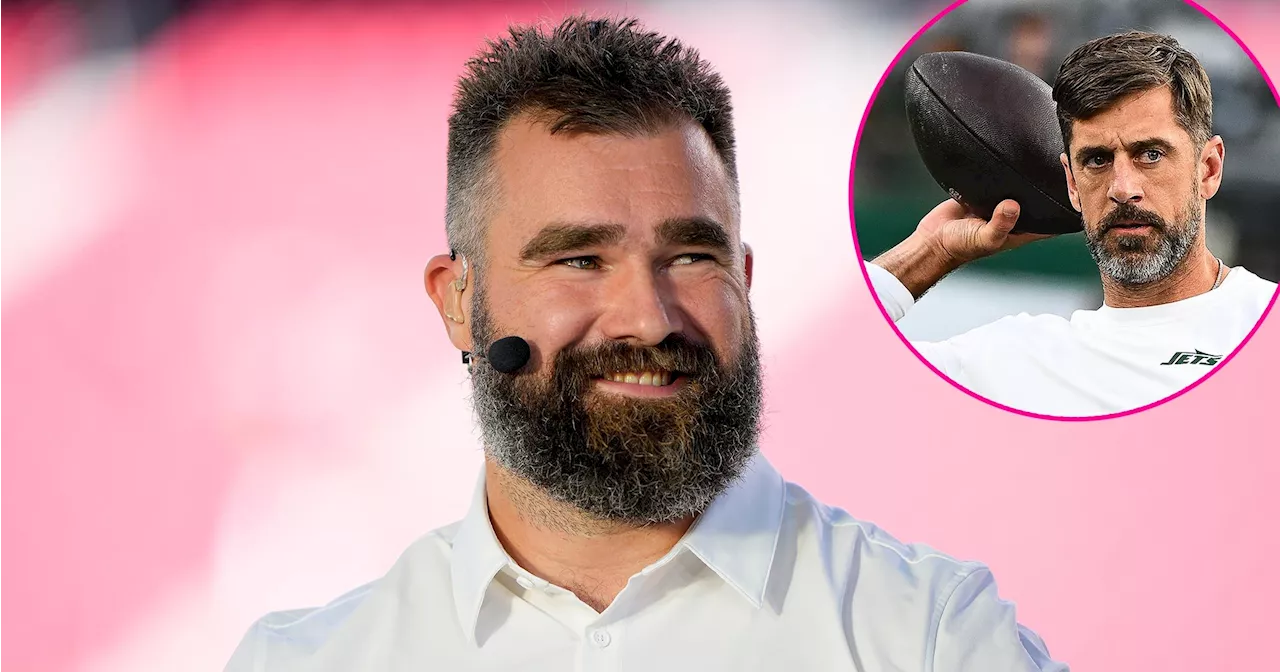 Jason Kelce Says 'Everybody Wants to See' Aaron Rodgers Coach the Jets