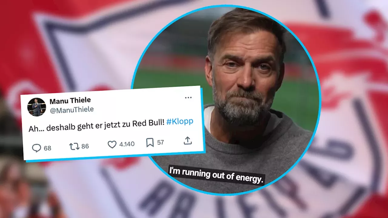 Jürgen Klopp: Wechsel Zur Red Bull Führt Zu Kuriosen Fan-Reaktionen ...