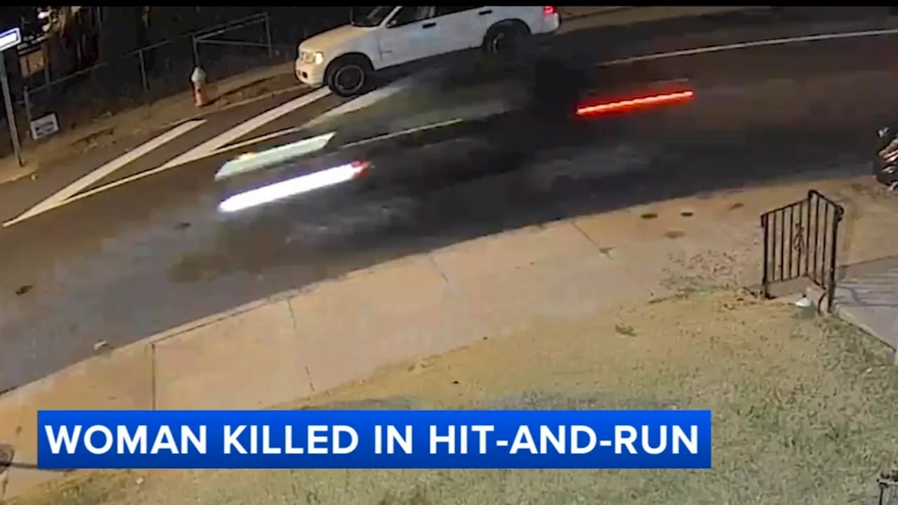 Video captures moment woman fatally struck by vehicle in Wissinoming hit-and-run