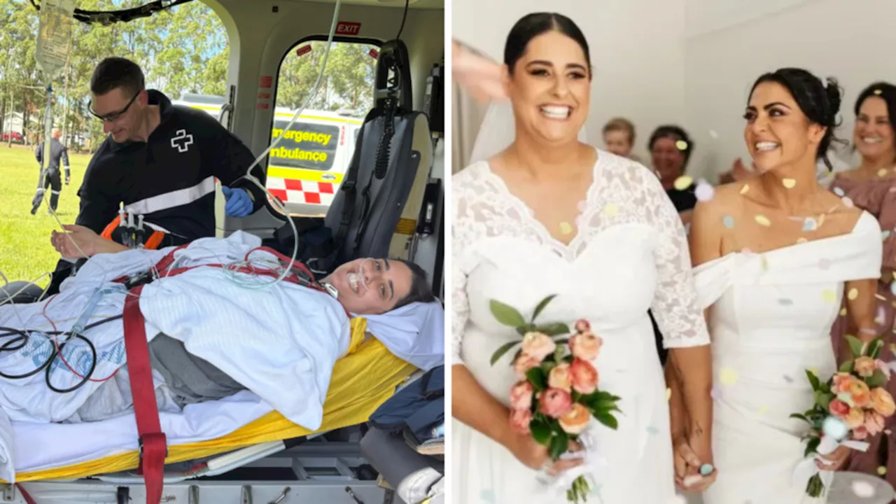 Newly-wed bride’s leg amputated after ‘horrific’ lawn mower accident