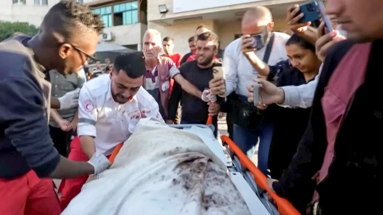 Gaza medic realizes he’s carrying his own mother’s body, killed by an Israeli airstrike