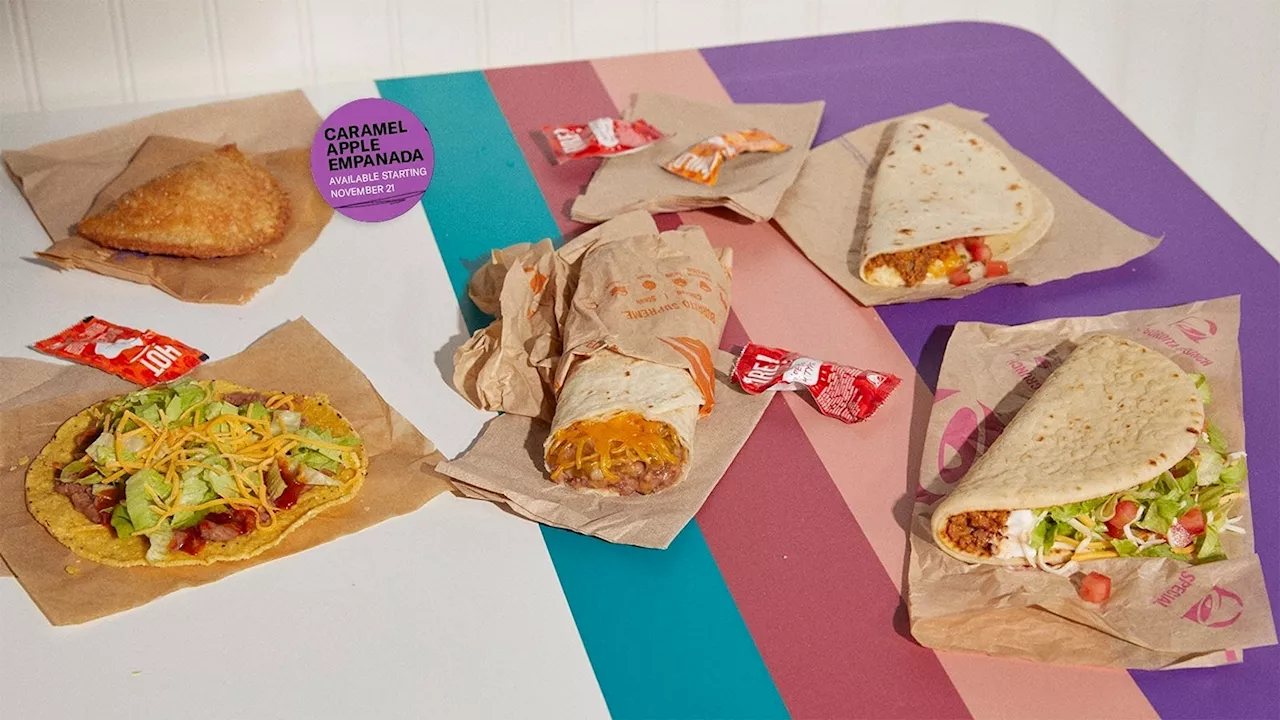 Taco Bell brings back Meximelt, Gordita Supreme, Caramel Apple Empanadas with new Decades Menu under $3