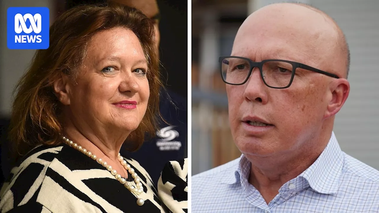 Bridget McKenzie defends Peter Dutton's relationship with Gina Rinehart as she admits she was wrong on flight upgrades