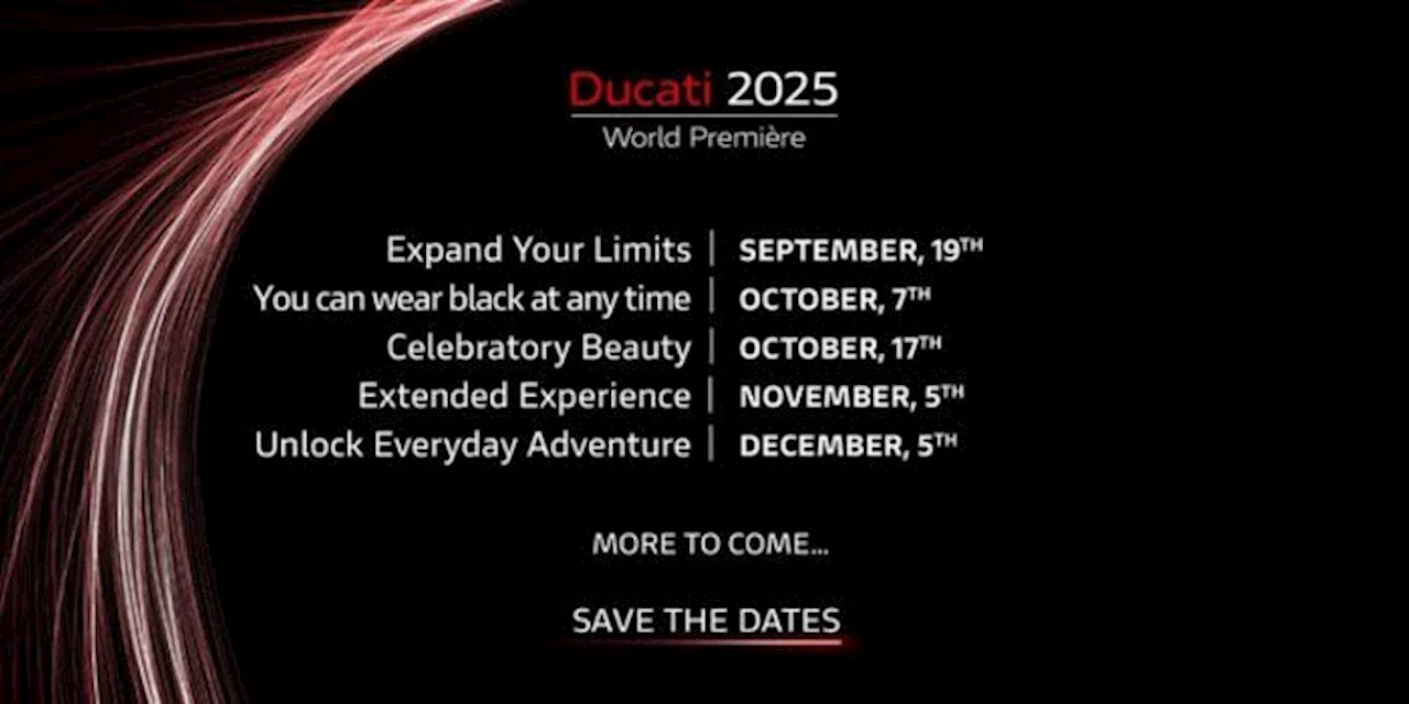 La Ducati World Première prosegue verso il 2025 - Nuova Tappa il 5 Novembre