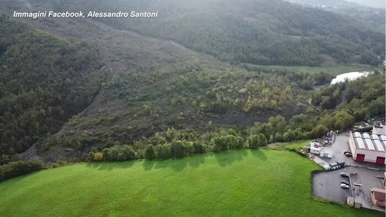 La grande frana nel Bolognese continua lentamente ad avanzare