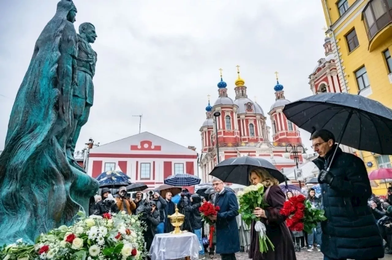 Памятник Сергею и Елизавете Романовым открылся в Москве — Собянин