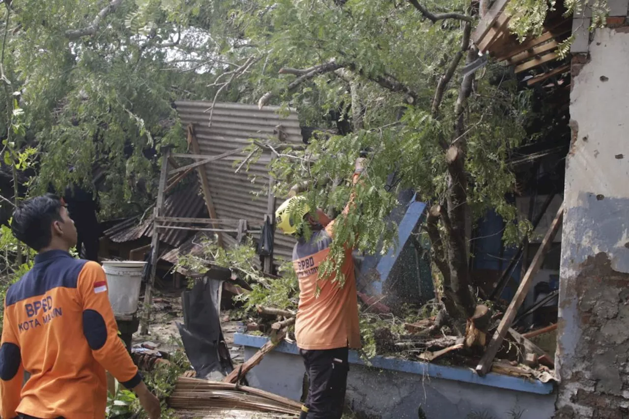 BPBD Madiun lakukan pendataan rumah rusak akibat angin puting beliung