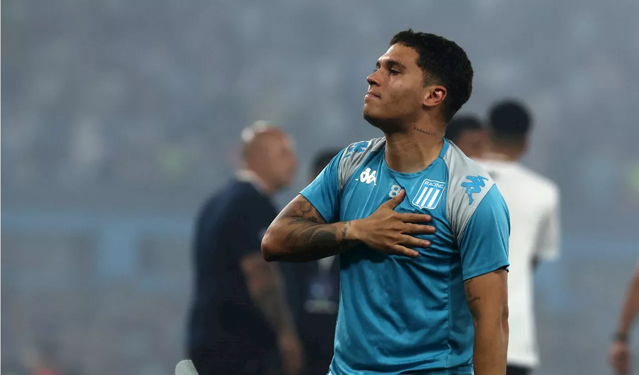 JuanFer Quintero saca pecho con Racing: 'soy un privilegiado'