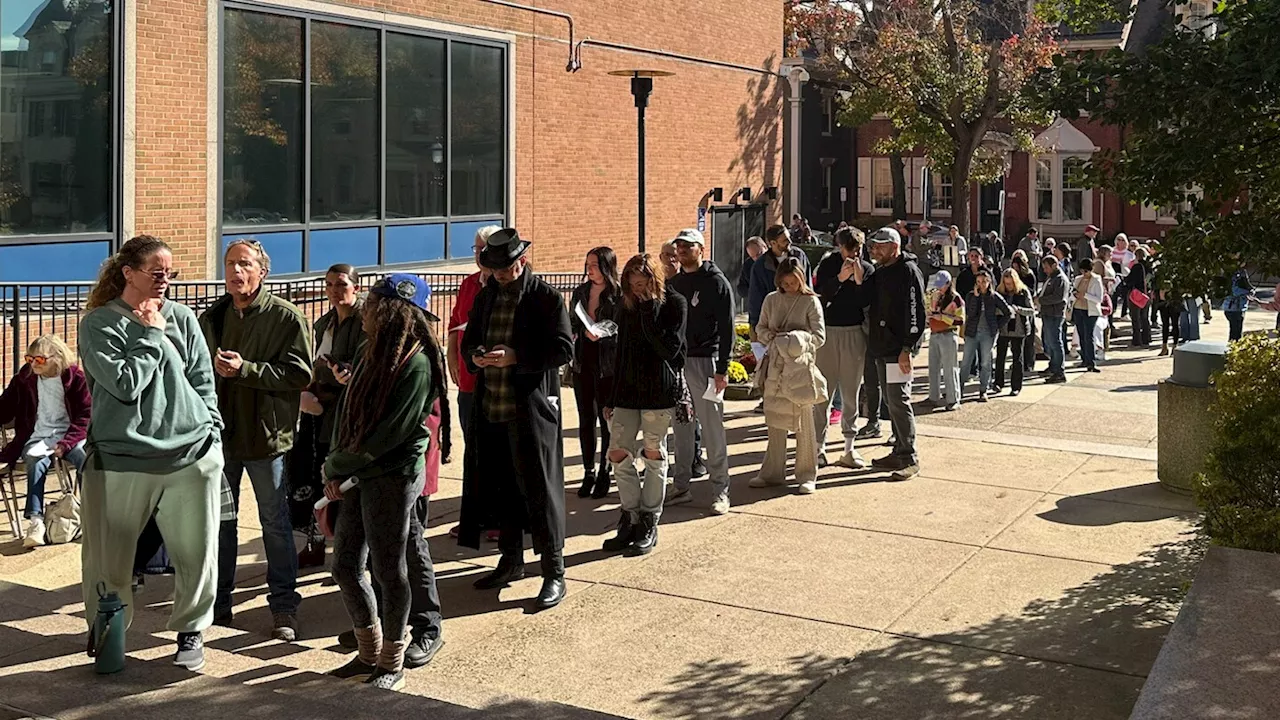 Voters in Pennsylvania county courted by Harris, Trump, have 1 more day to cast early ballots