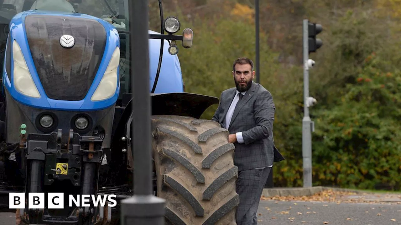 Luke Poots fined for using phone while driving tractor