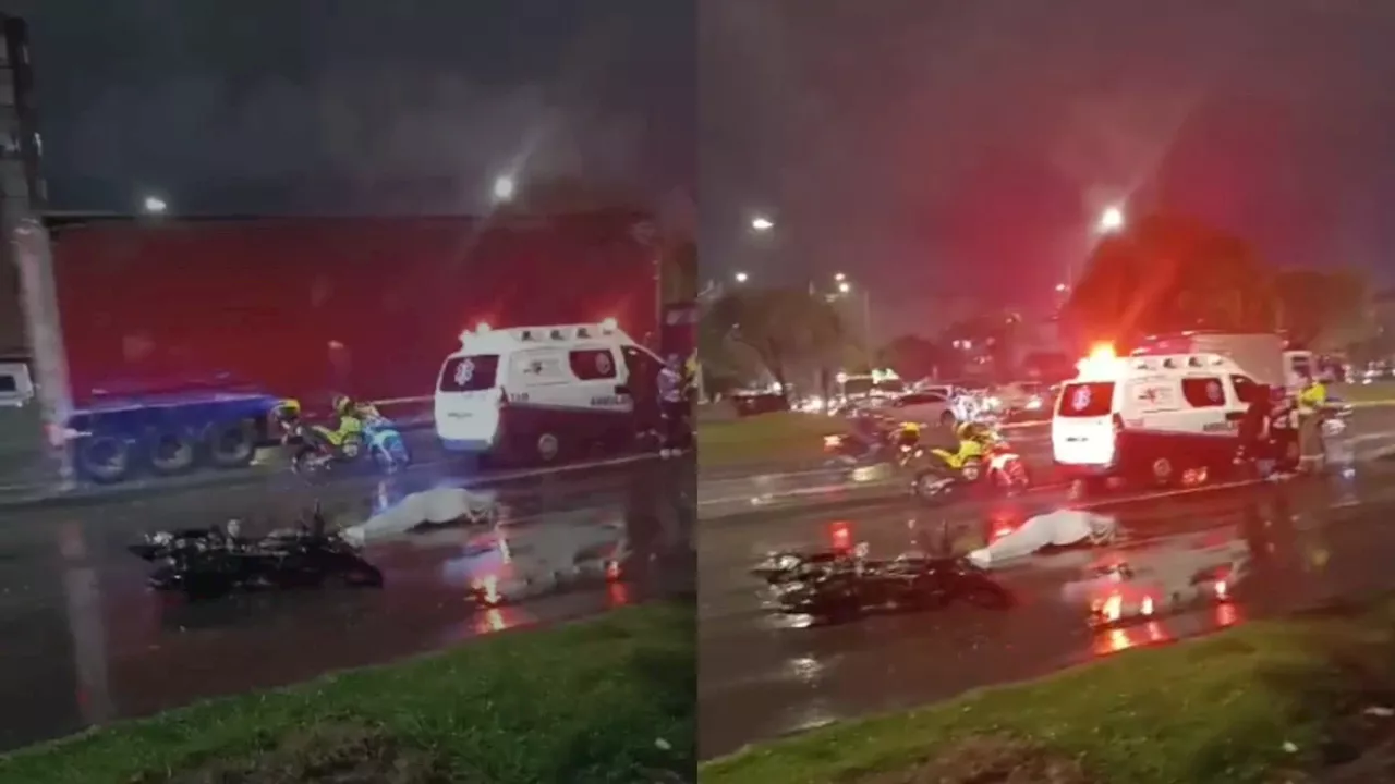 En menos de dos kilómetros, dos motociclistas murieron en la Avenida Boyacá en Bogotá