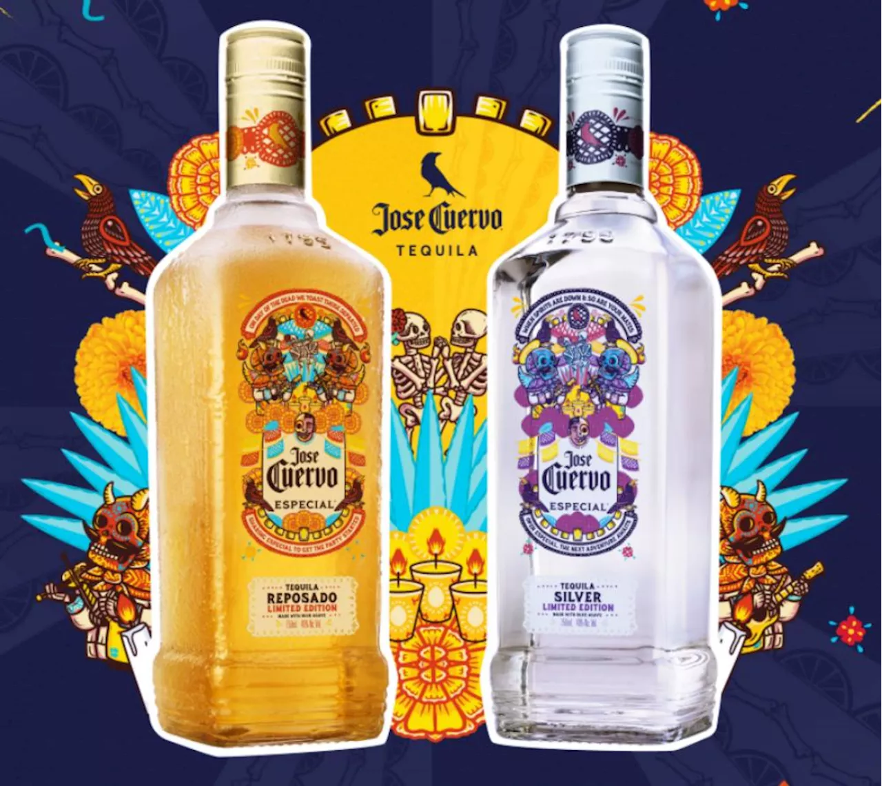 Bring your ‘Day of the Dead’ party to life with limited-edition Jose Cuervo 'Calavera' bottles