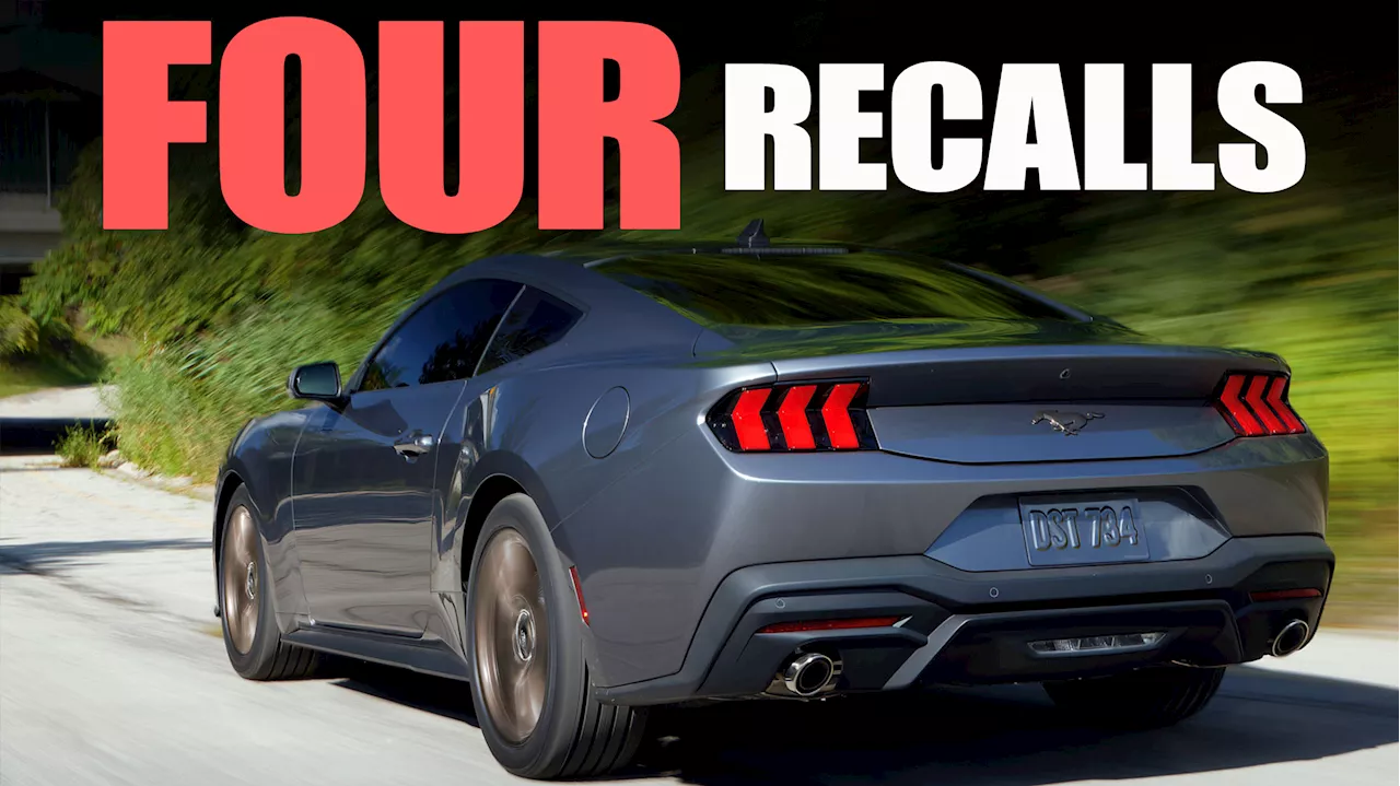 Ford Drops Four Recalls In One Day, Hitting Mustang, F-Series, And More