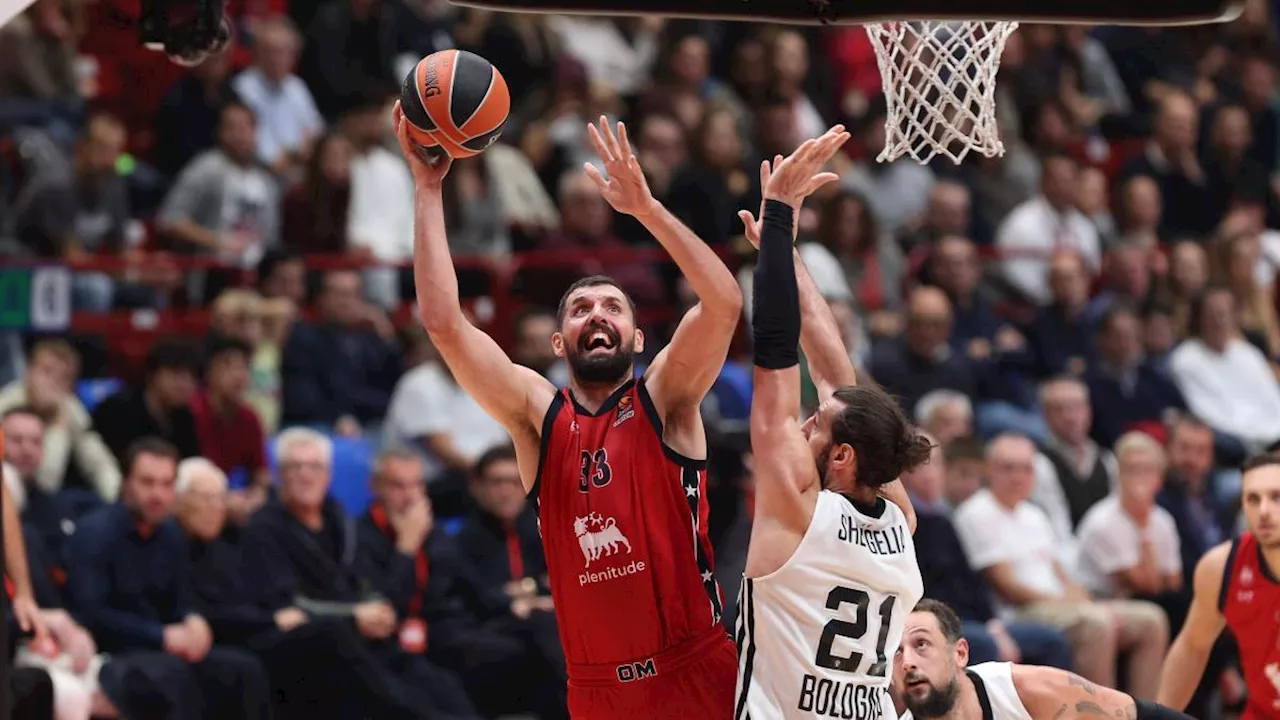 Olimpia Milano-Virtus Bologna 99-90, in Eurolega all'Armani il derby della paura