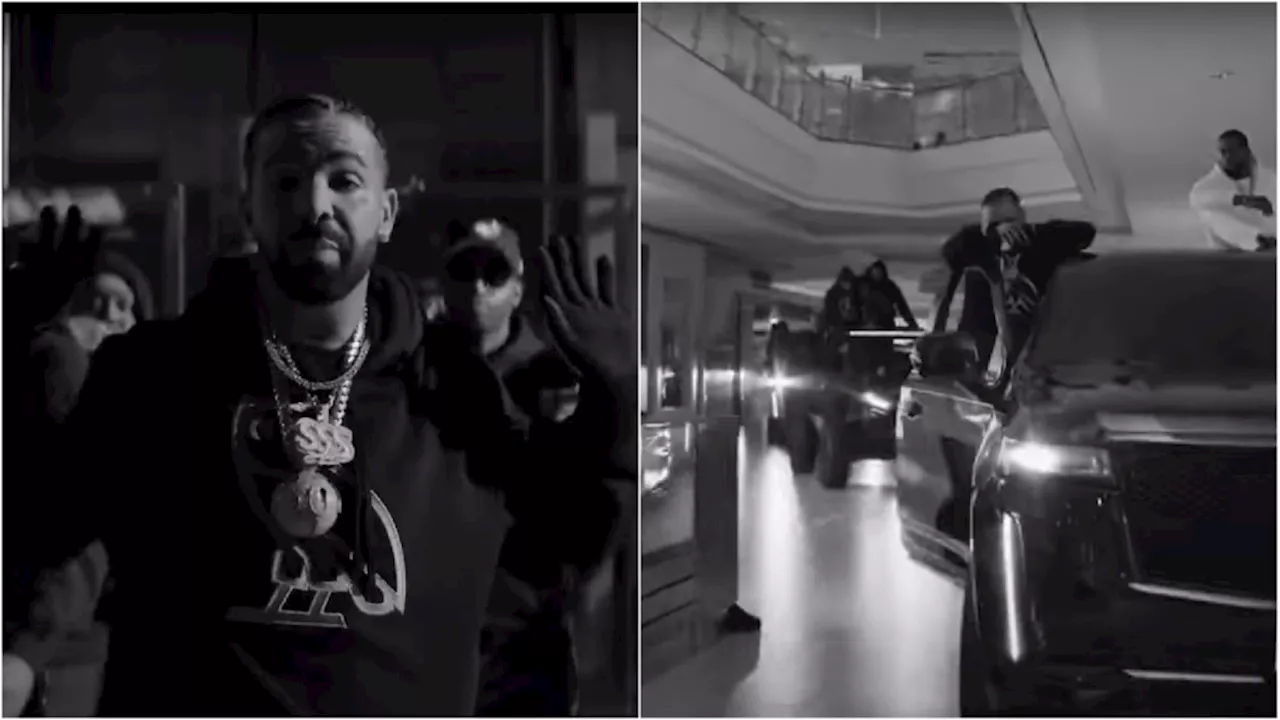 Drake shoots new music video for 'No Face' in Toronto mall