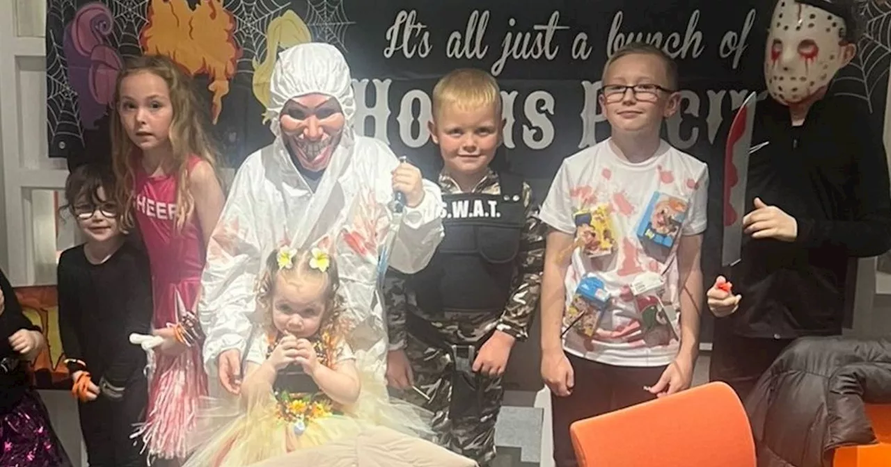 Ayr kids have a scream at Newton Tenants' Association Halloween party