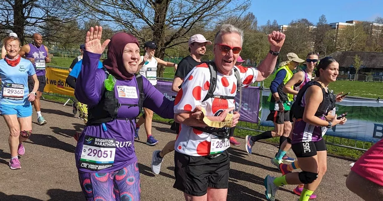 Blind runner training for London Marathon 'found freedom' through