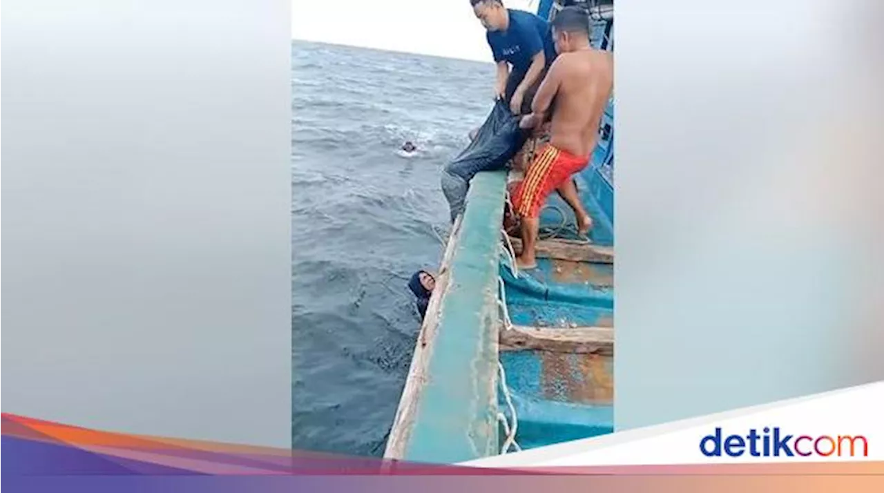 Kapal Nelayan Bawa 14 Awak dari Asahan Karam Kena Ombak, 1 Meninggal-1 Hilang