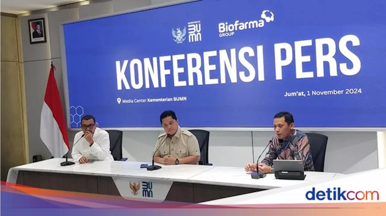 Bio Farma Ekspor Vaksin Polio-Tetanus Rp 1,4 T di 2025