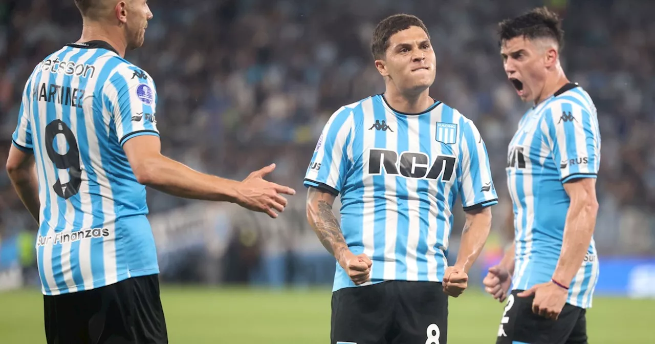 ¡Racing finalista de la Copa Sudamericana gracias a un doblete de Juanfer Quintero!