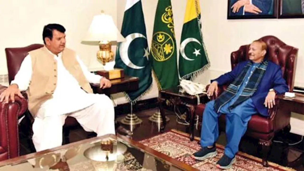 Amir Muqam, AJK President discuss political, human rights situation in IIOJK