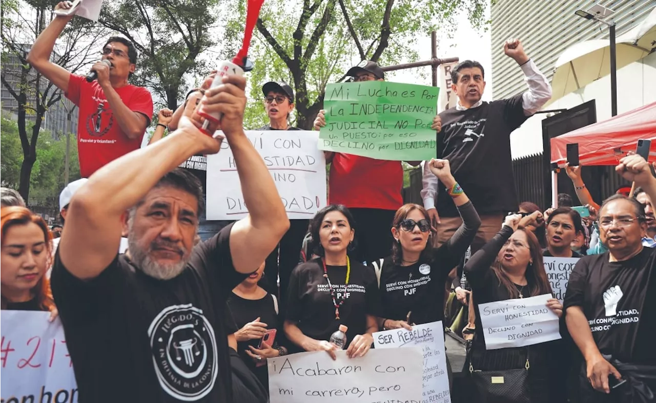 “Serví con honestidad y declino con dignidad”, la catarsis de juzgadores