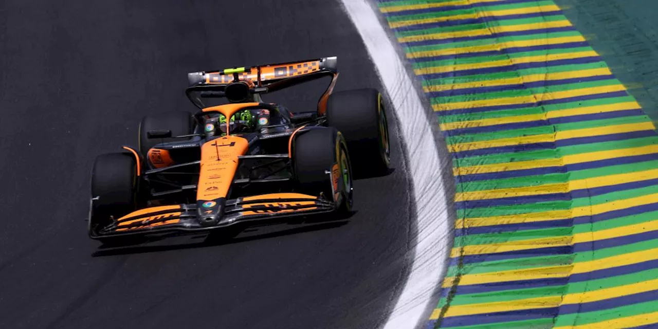 Lando Norris lidera prácticas del GP de Brasil