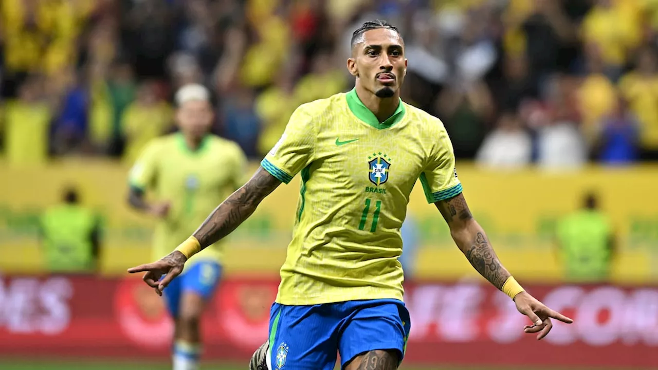 Brasil convoca a Vinícius, Raphinha y Estêvão y deja por fuera a Endrick y Neymar