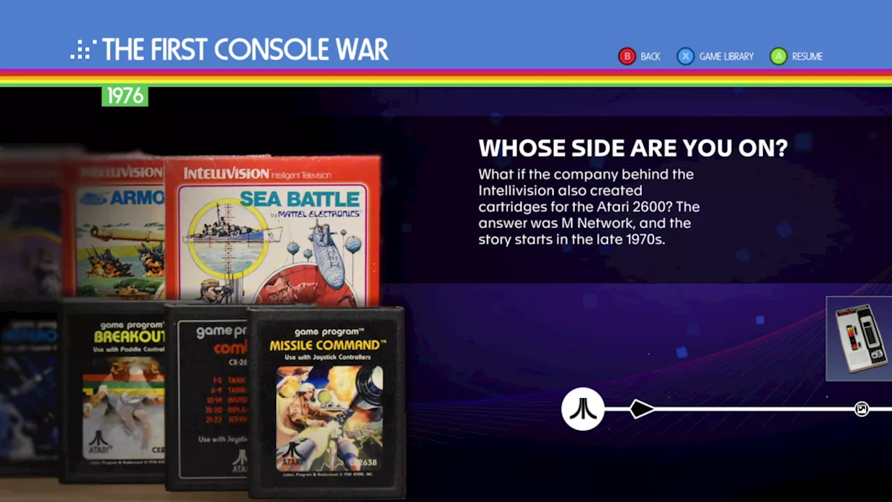 Atari 50's console-war expansion adds 19 more games on November 8