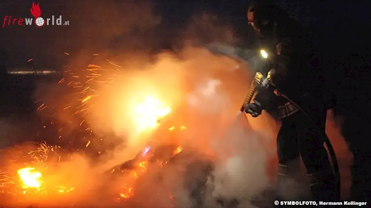 Bayern: 21-Jährigen nach Strohballen-Brand in Kürnach festgenommen