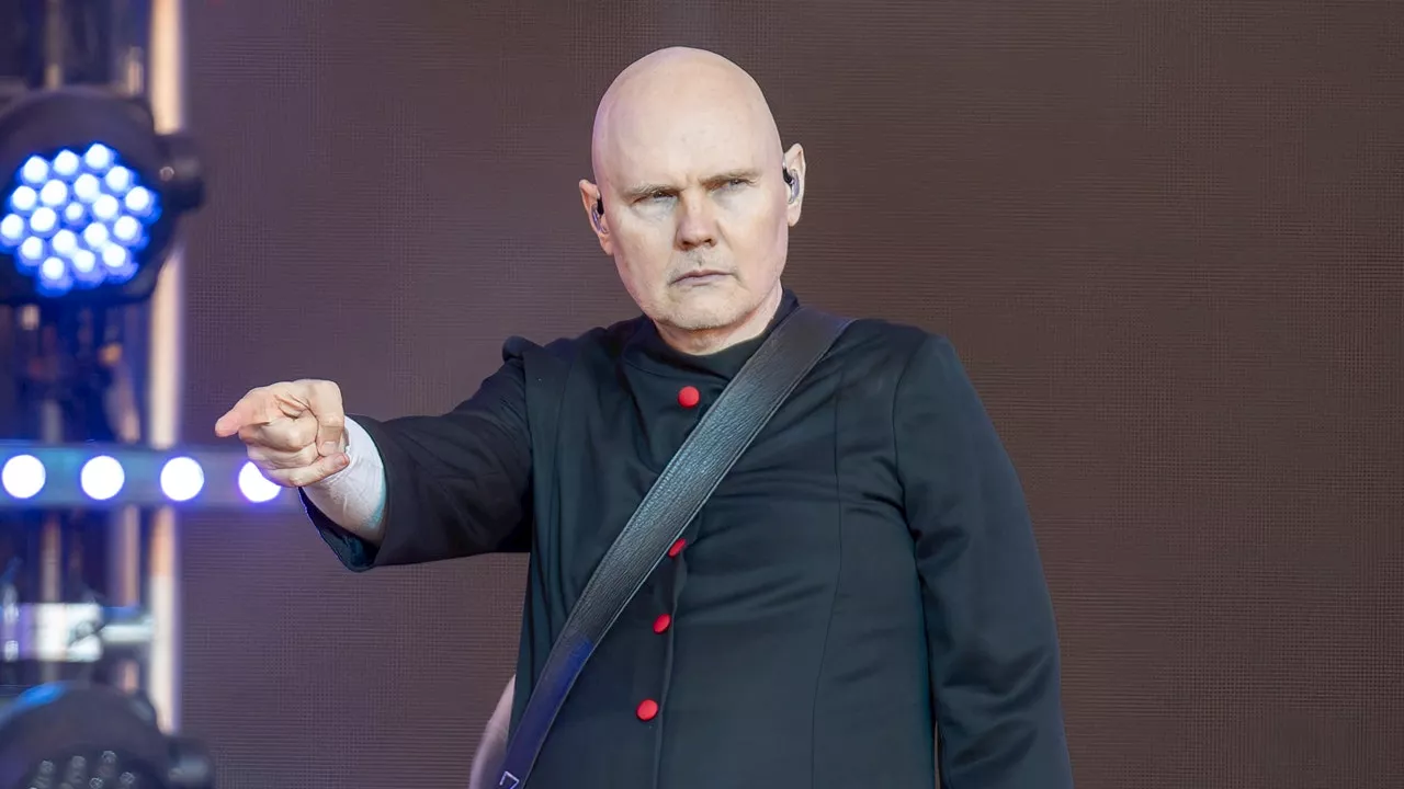 Smashing Pumpkins frontman Billy Corgan's son nearly hit as car slams into his tea shop