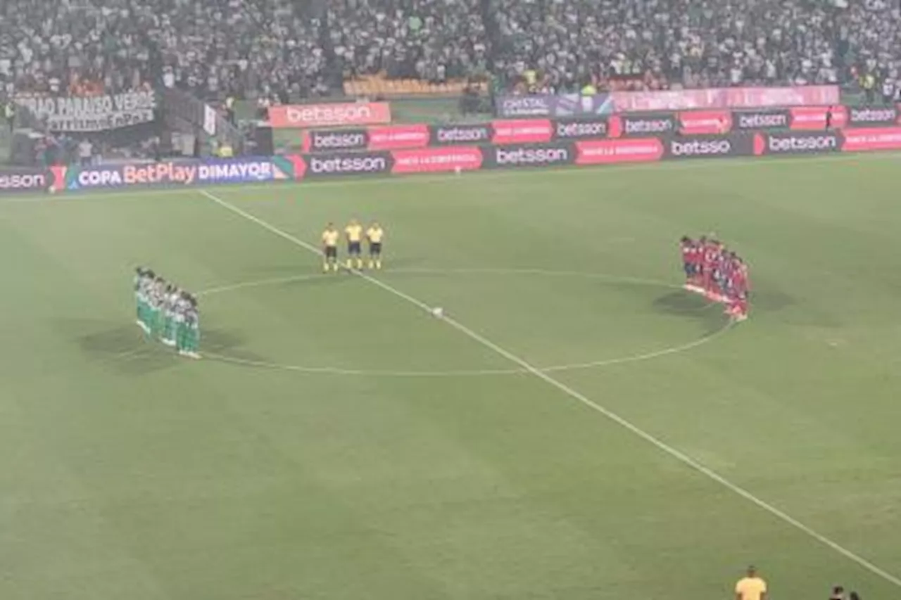 El emotivo homenaje a Pedro Sarmiento en Atlético Nacional vs Medellín