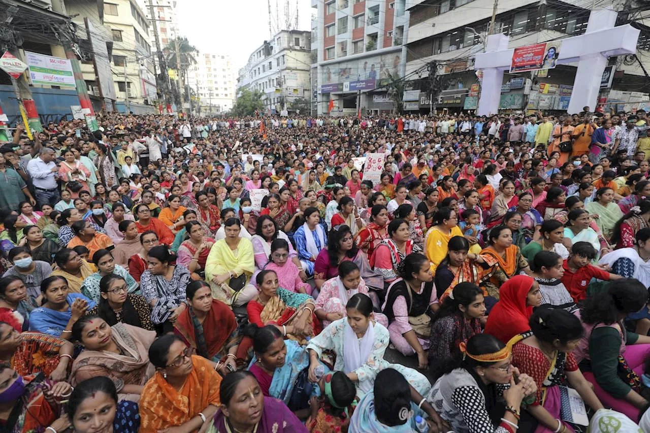 Hindus in Muslim-majority Bangladesh rally to demand protection from attacks