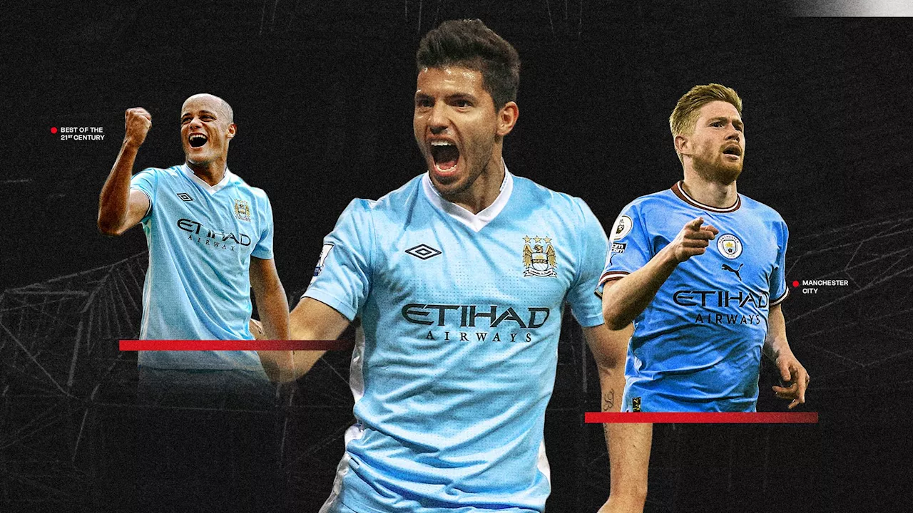 Erling Haaland, Kevin De Bruyne and the best 25 best Man City players of the 21st century so far