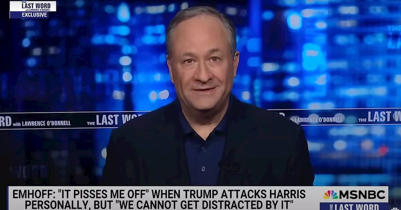 'It Pisses Me Off': Doug Emhoff Addresses Trump's Personal Insults Against Harris