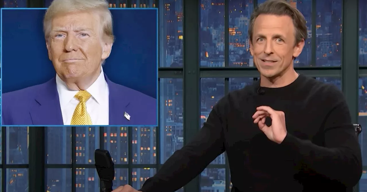 Seth Meyers' Supercut Exposes Trump As 'Most Shameless' When It Comes To 1 Awful Thing