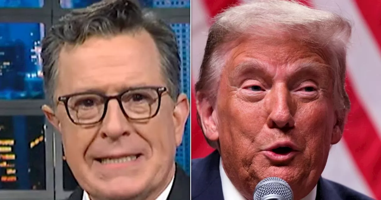 'Weird And Creepy': Stephen Colbert Exposes Trump's Most Unsettling Promise Yet