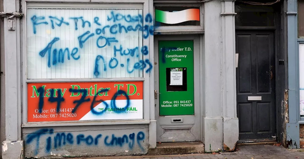 Fianna Fáil Minister of State’s constituency office in Waterford vandalised