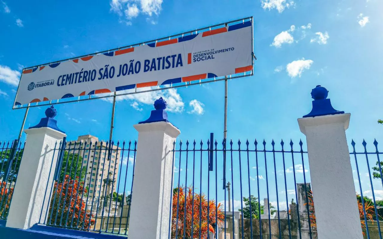 Dia de Finados: cemitérios municipais de Itaboraí se preparam para o feriado deste sábado