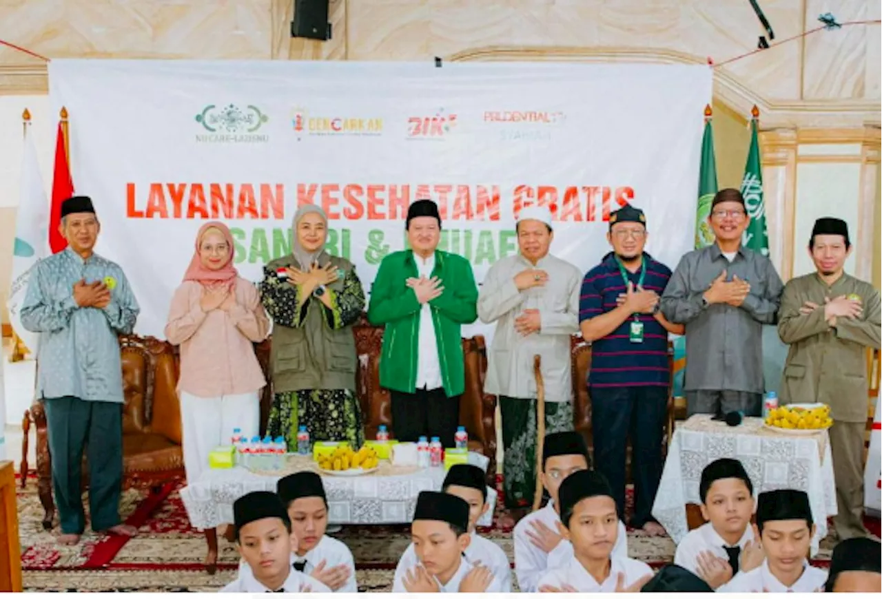 NU Care-LAZISNU & Prudential Syariah Gelar Layanan Kesehatan Gratis untuk Santri dan Guru